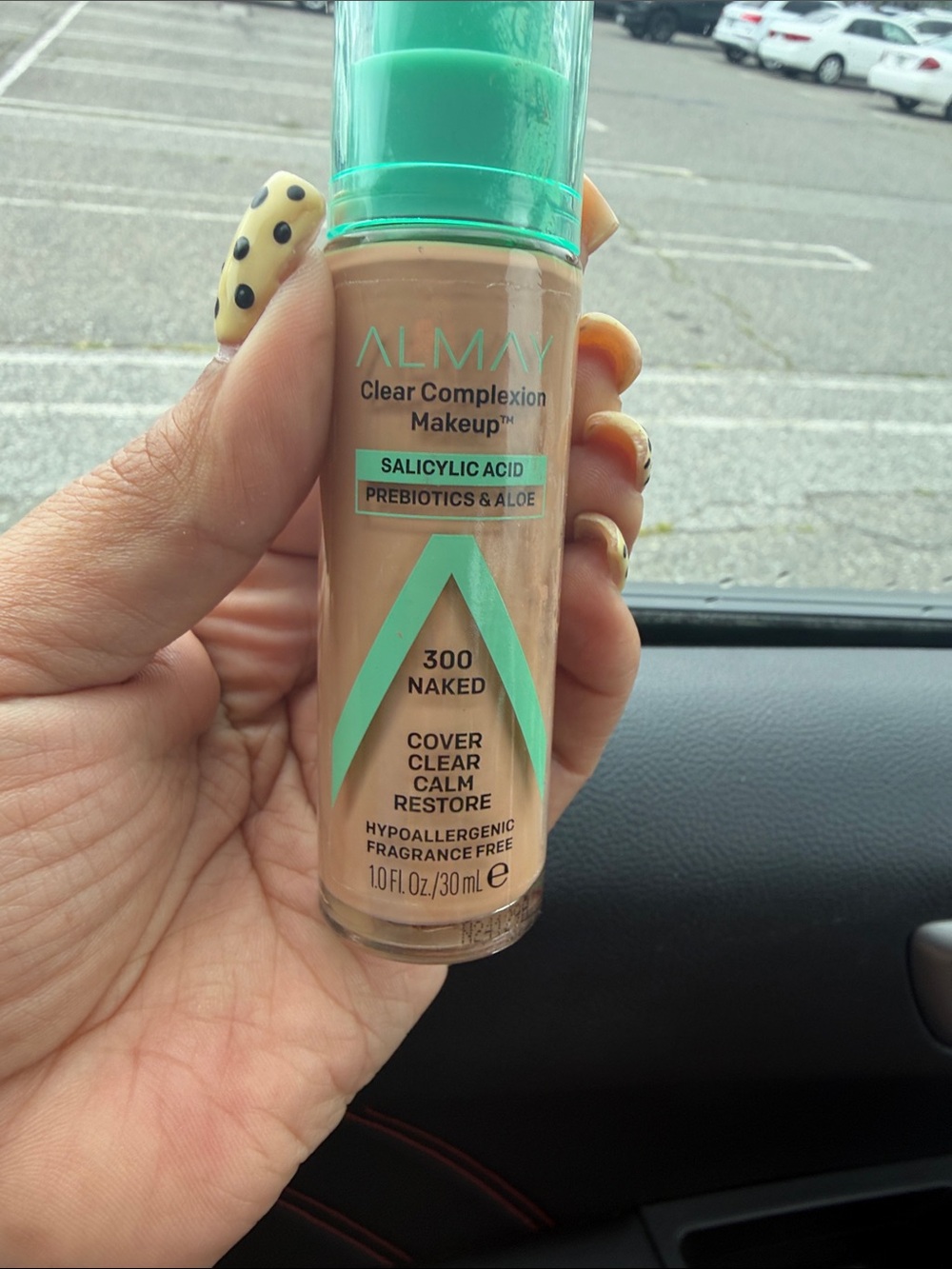 Almay Clear Complexion Makeup Foundation - Nude Beige with Teal Cap